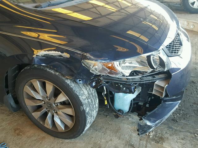 2HGFG1B9XAH501841 - 2010 HONDA CIVIC EXL 蓝色 照片 9