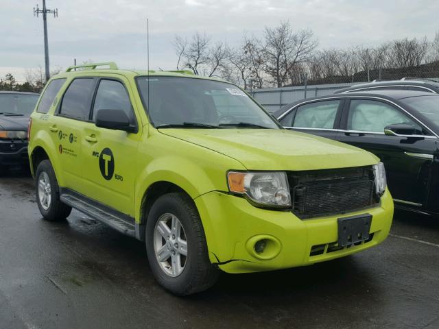 1FMCU49369KA89771 - 2009 FORD ESCAPE HYB GREEN photo 1