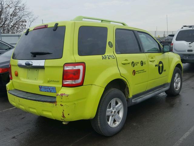 1FMCU49369KA89771 - 2009 FORD ESCAPE HYB GREEN photo 4