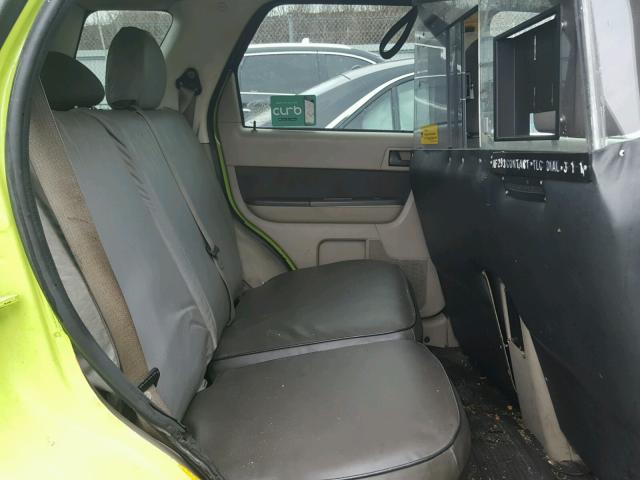1FMCU49369KA89771 - 2009 FORD ESCAPE HYB GREEN photo 6