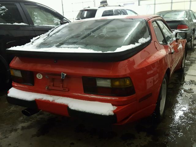 WP0AA0943EN450713 - 1984 PORSCHE 944 RED photo 4