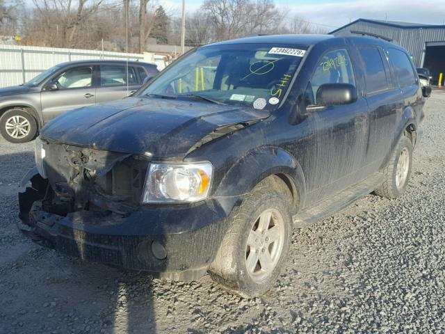 1D8HB38P49F710501 - 2009 DODGE DURANGO SE BLACK photo 2