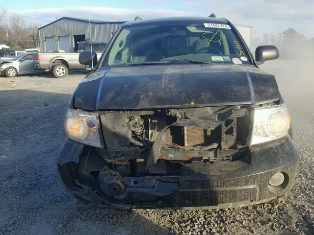 1D8HB38P49F710501 - 2009 DODGE DURANGO SE BLACK photo 9