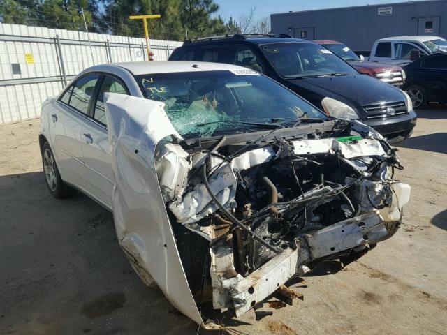 1G2ZG58B774275314 - 2007 PONTIAC G6 BASE WHITE photo 1