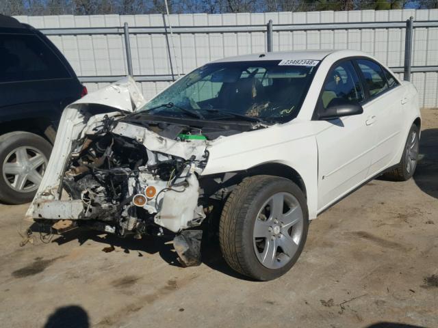 1G2ZG58B774275314 - 2007 PONTIAC G6 BASE WHITE photo 2