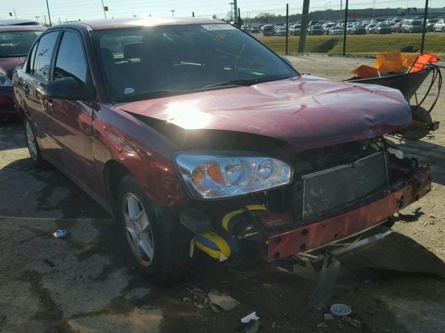 1G1ZT54805F119563 - 2005 CHEVROLET MALIBU LS MAROON photo 1