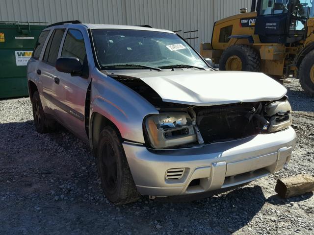 1GNDS13S142124486 - 2004 CHEVROLET TRAILBLAZE GRAY photo 1