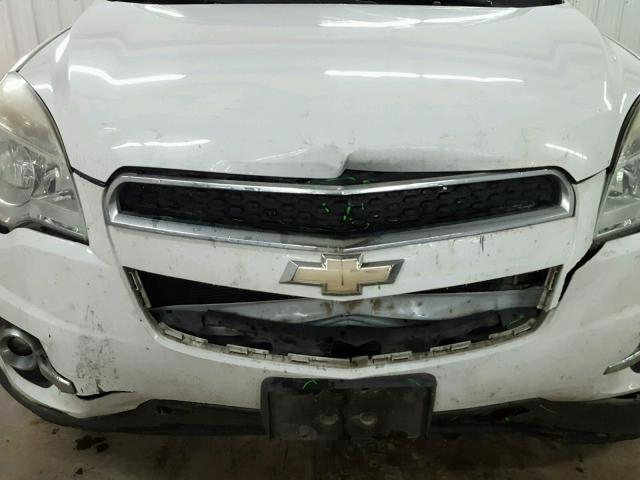 2GNALPEK0D6318686 - 2013 CHEVROLET EQUINOX LT WHITE photo 9