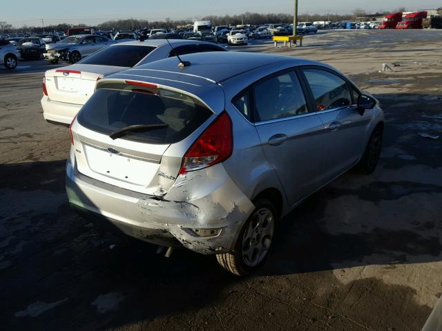 3FADP4FJ0BM170322 - 2011 FORD FIESTA SES SILVER photo 4