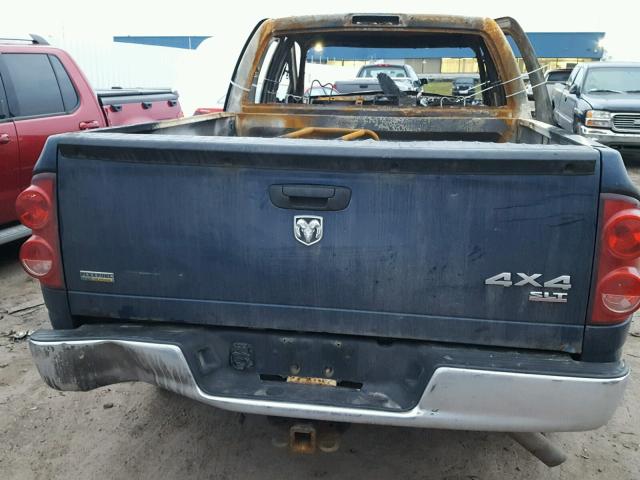 1D7HU18P07J627189 - 2007 DODGE RAM 1500 S BLUE photo 6