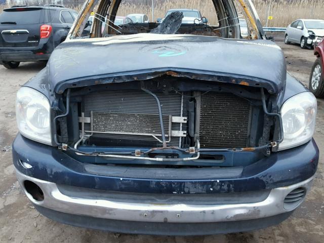 1D7HU18P07J627189 - 2007 DODGE RAM 1500 S BLUE photo 7