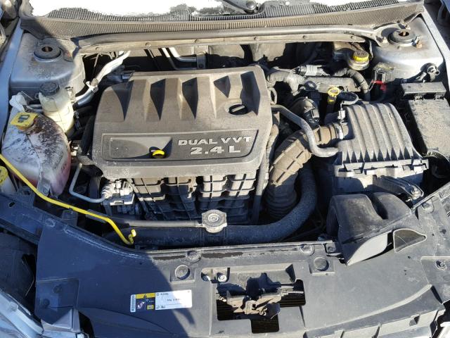 1C3CCBABXEN208594 - 2014 CHRYSLER 200 LX GRAY photo 7