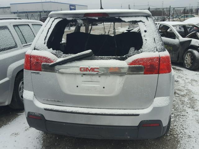 2GKALMEK2E6103503 - 2014 GMC TERRAIN SL SILVER photo 9