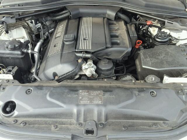 WBANA53555B857124 - 2005 BMW 525 I WHITE photo 7