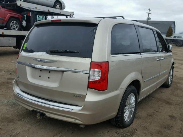 2C4RC1GGXFR553437 - 2015 CHRYSLER TOWN & COU GOLD photo 4