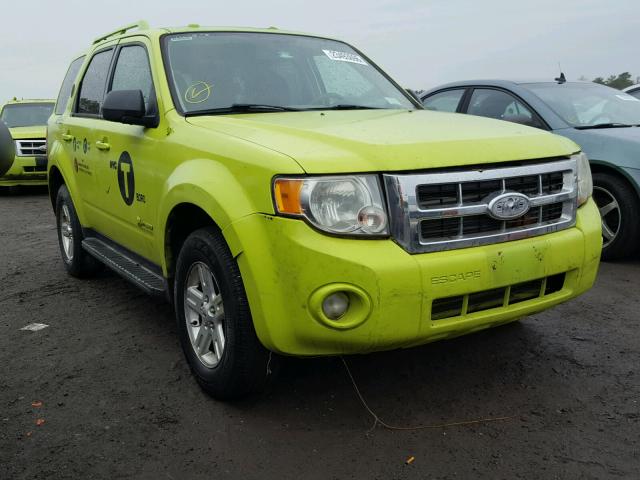 1FMCU49369KC41290 - 2009 FORD ESCAPE HYB GREEN photo 1