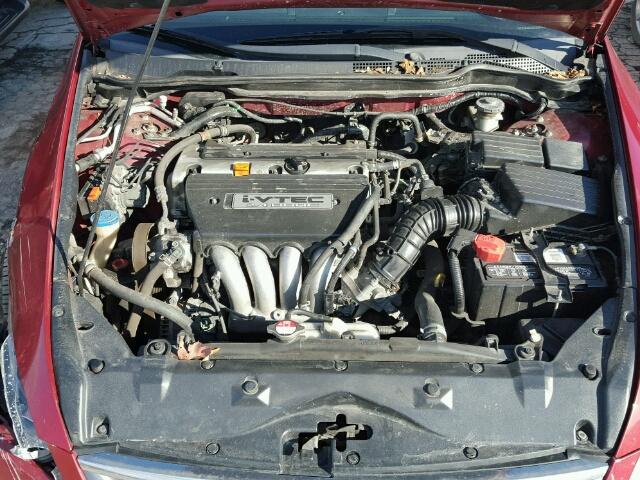 1HGCM56317A023602 - 2007 HONDA ACCORD SE RED photo 7