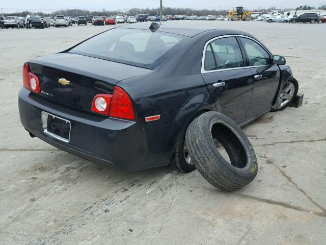 1G1ZC5E06CF326285 - 2012 CHEVROLET MALIBU 1LT BLACK photo 4