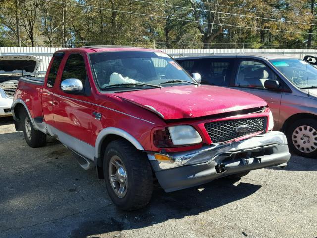 2FTRX07L41CA84871 - 2001 FORD F150 RED photo 1