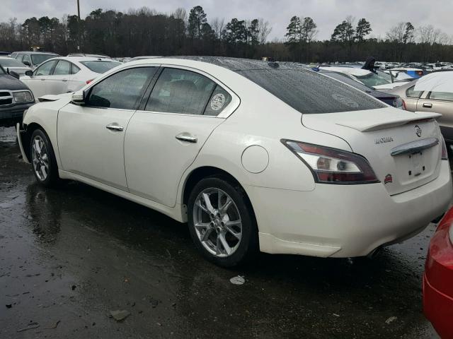 1N4AA5AP8DC801490 - 2013 NISSAN MAXIMA S WHITE photo 3