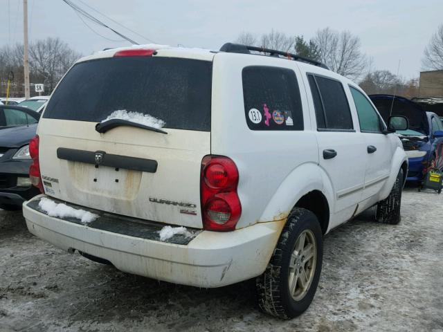 1D8HB48P19F708808 - 2009 DODGE DURANGO SL WHITE photo 4