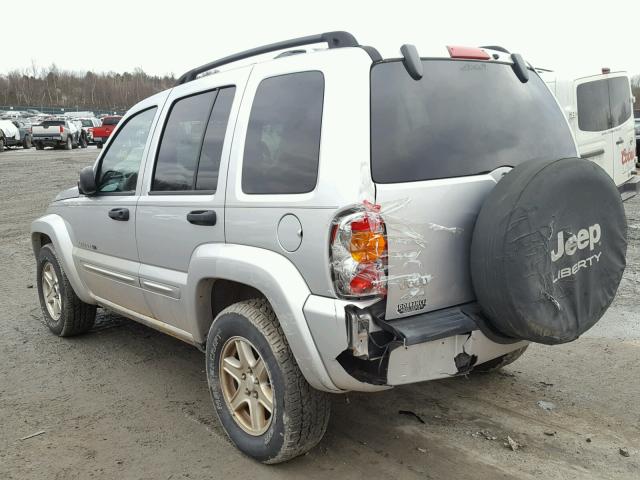 1J4GL58K83W656547 - 2003 JEEP LIBERTY LI SILVER photo 3