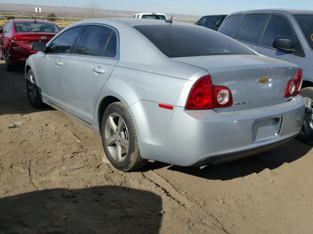 1G1ZC5E10BF264938 - 2011 CHEVROLET MALIBU 1LT SILVER photo 3