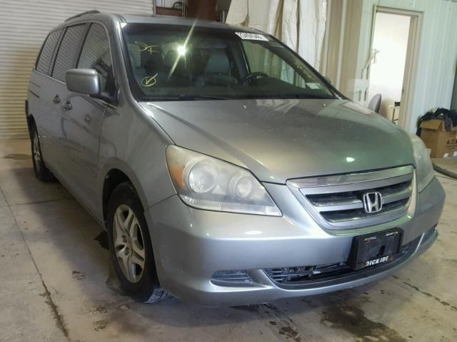 5FNRL38766B074695 - 2006 HONDA ODYSSEY EX BLUE photo 1