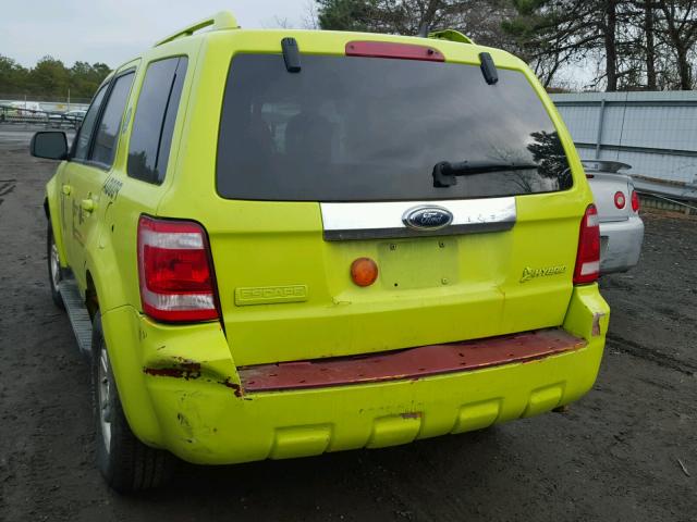 1FMCU49399KB41040 - 2009 FORD ESCAPE HYB GREEN photo 3