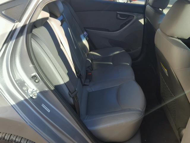 KMHDH4AE5BU123649 - 2011 HYUNDAI ELANTRA GL SILVER photo 6