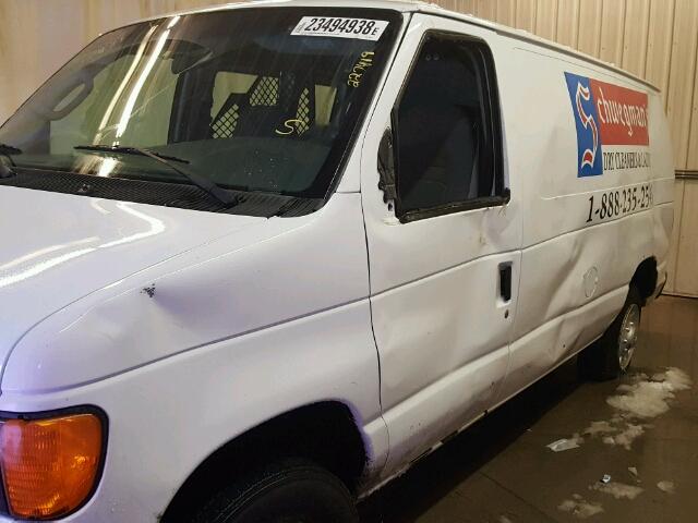 1FTNE14LX7DA70254 - 2007 FORD ECONOLINE WHITE photo 9