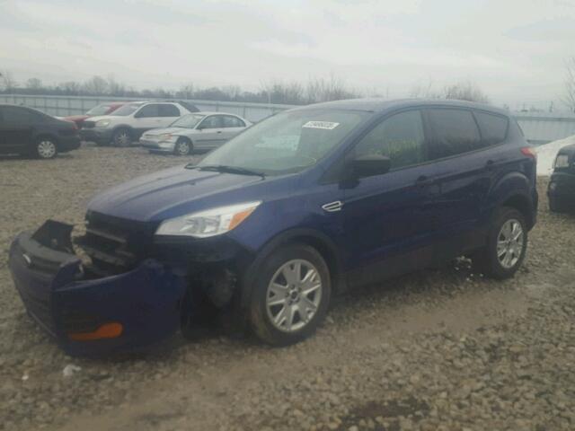 1FMCU0F73DUC96759 - 2013 FORD ESCAPE S BLUE photo 2