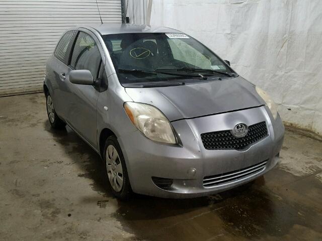 JTDJT923275103408 - 2007 TOYOTA YARIS GRAY photo 1