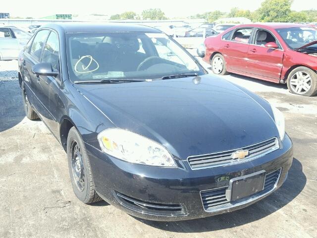 2G1WS551269391727 - 2006 CHEVROLET IMPALA POL BLACK photo 1