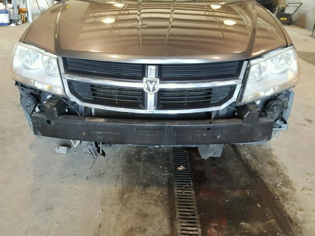 1B3CC1FB8AN206255 - 2010 DODGE AVENGER EX GRAY photo 9