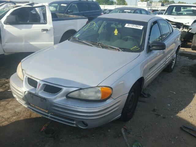 1G2NE52T41M625074 - 2001 PONTIAC GRAND AM S SILVER photo 2