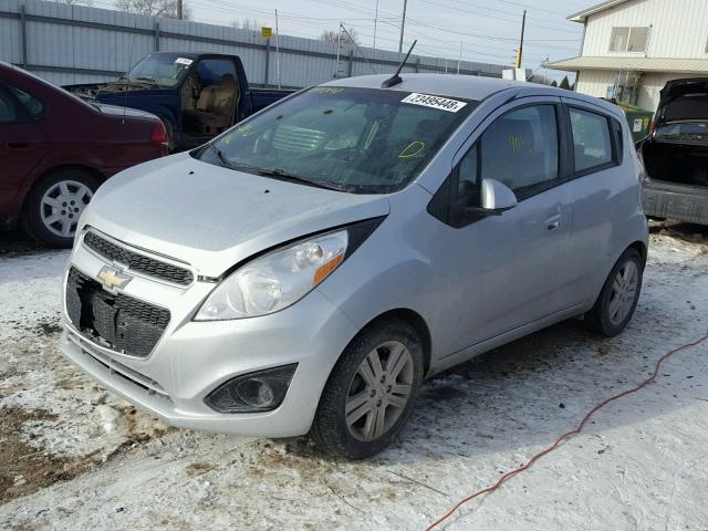 KL8CB6S95DC590490 - 2013 CHEVROLET SPARK LS SILVER photo 2