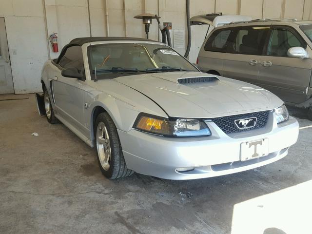 1FAFP45X34F238968 - 2004 FORD MUSTANG GT SILVER photo 1