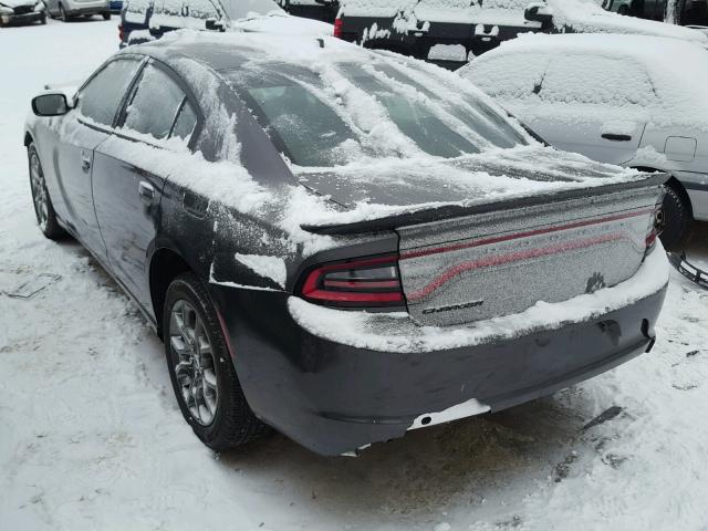 2C3CDXJG3HH557549 - 2017 DODGE CHARGER SX GRAY photo 3