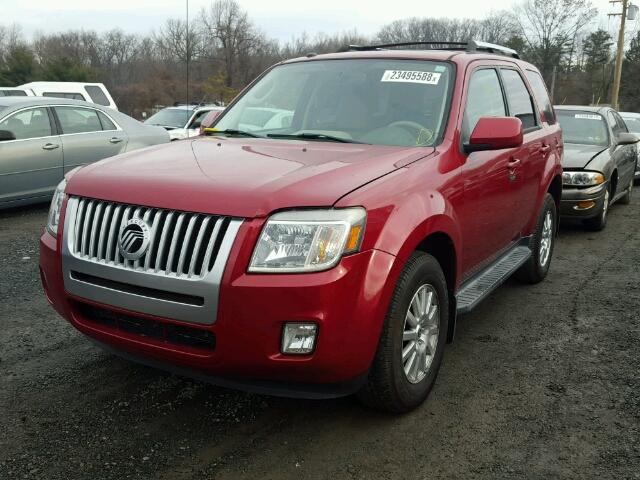 4M2CN9HG9AKJ22313 - 2010 MERCURY MARINER PR RED photo 2