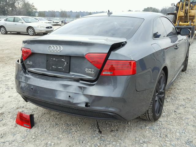 WAUM2AFR7GA025941 - 2016 AUDI A5 PREMIUM GRAY photo 4