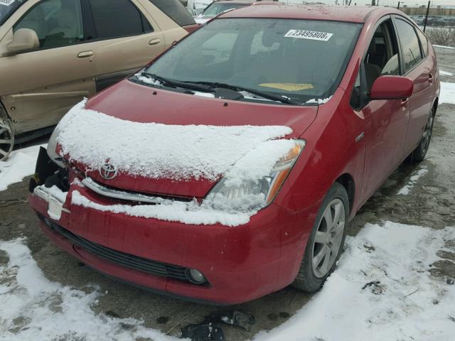 JTDKB20U777688193 - 2007 TOYOTA PRIUS RED photo 2