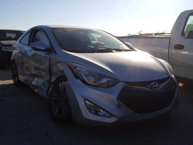 KMHDH6AE8DU012477 - 2013 HYUNDAI ELANTRA CO SILVER photo 1