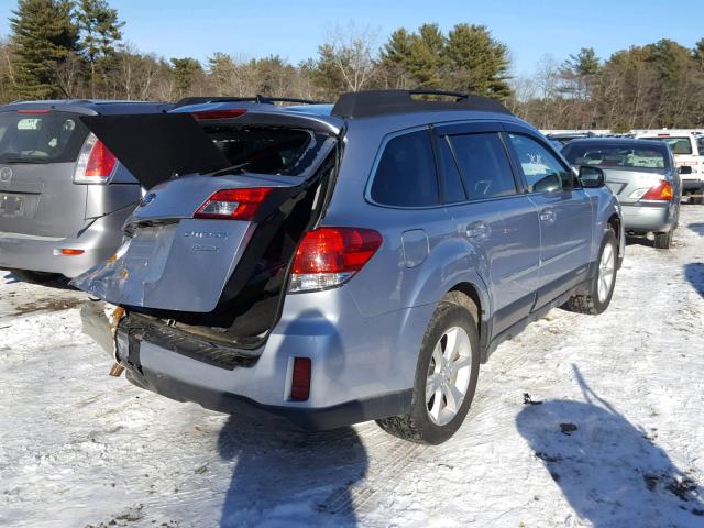 4S4BRBMC7E3239576 - 2014 SUBARU OUTBACK 2. SILVER photo 4