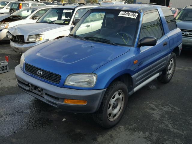 JT3XP10V7V0004988 - 1997 TOYOTA RAV4 BLUE photo 2