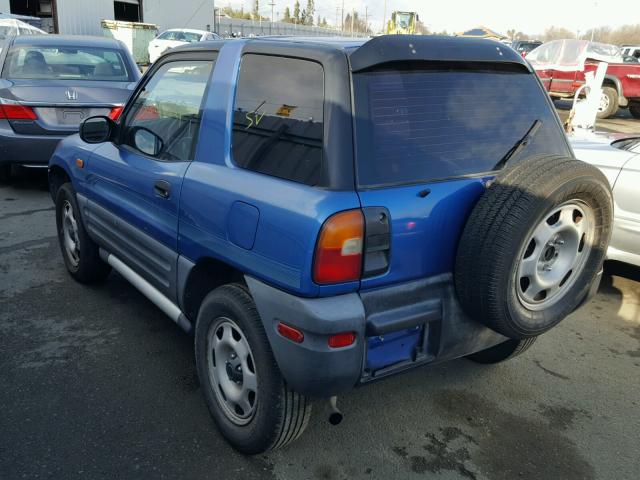 JT3XP10V7V0004988 - 1997 TOYOTA RAV4 BLUE photo 3