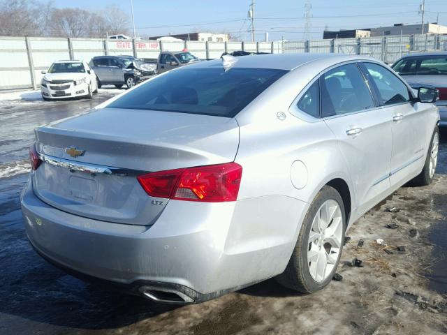 1G1145S33GU158969 - 2016 CHEVROLET IMPALA LTZ GRAY photo 4