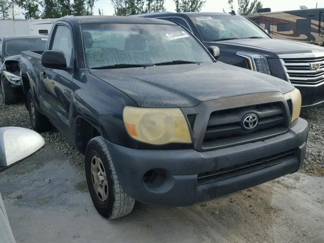 5TENX22N08Z515890 - 2008 TOYOTA TACOMA BLACK photo 1