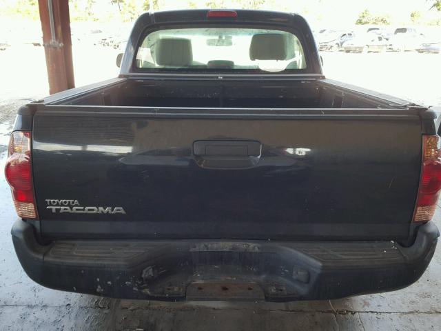 5TENX22N08Z515890 - 2008 TOYOTA TACOMA BLACK photo 6