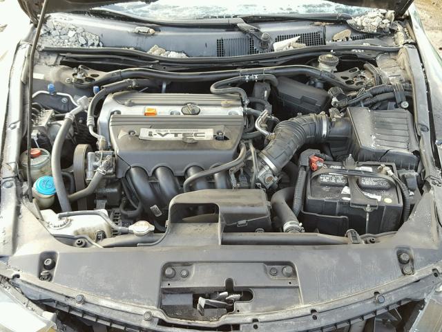1HGCS12398A026057 - 2008 HONDA ACCORD LX- BLACK photo 7